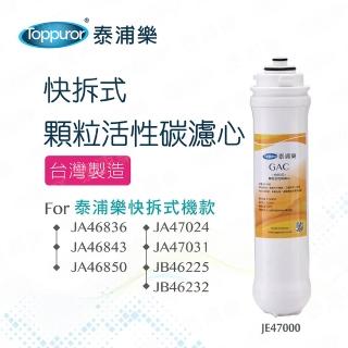 【Toppuror泰浦樂】快拆式GAC顆粒活性碳濾心 JE47000