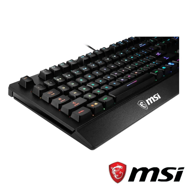 【MSI 微星】Vigor GK20 防潑水電競鍵盤