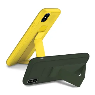 iPhone X XS 強力磁吸純色支架手機保護殼(iPhoneXS手機殼 iPhoneX手機殼)