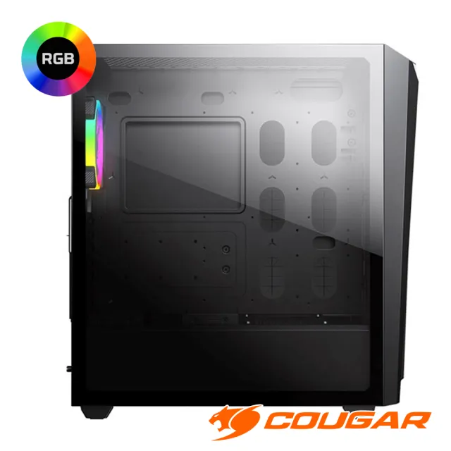 【COUGAR 美洲獅】MX660 Iron RGB 中塔機箱 全景透視電腦機殼
