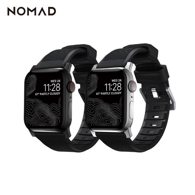 【美國NOMAD】Apple Watch 49/46/45/44mm 專用高性能橡膠質感錶帶(機能防潑水/耐高溫耐油性)