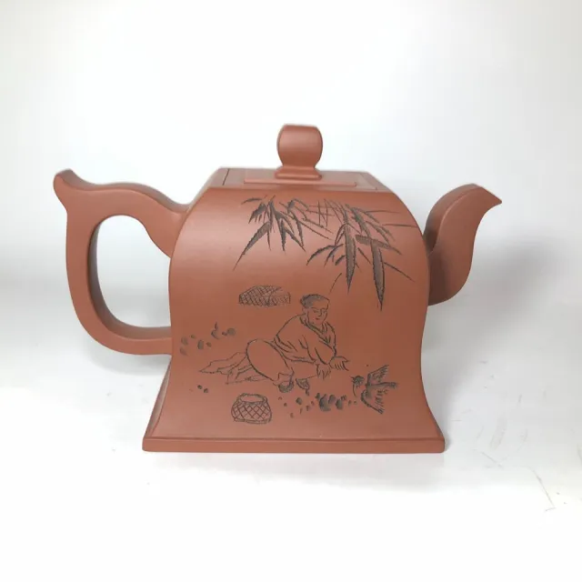 【創藝工坊】長樂壺 國家工藝美術師 范建強(320cc 紫砂壺正品 早期紫砂 宜興紫砂壺 泡茶壺 茶具)
