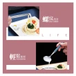 北歐風 不鏽鋼 湯匙 筷子 環保餐具套組 二件組 -棕色款(環保餐具 筷子 湯匙)