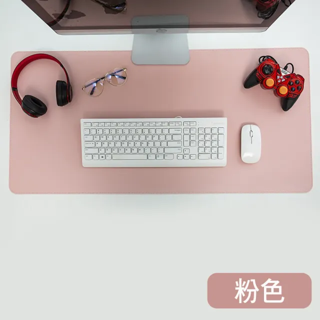 【fioJa 費歐家】120X60 CM 多功能簡約優質素面滑鼠墊  1入(餐墊 桌墊 滑鼠墊 辦公桌墊)