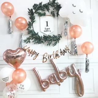 森林系baby寶寶週歲生日套組(生日 生日氣球 派對 生日派對)
