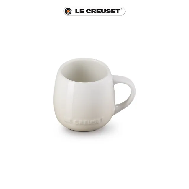 【Le Creuset】瓷器花蕾系列馬克杯320ml(蛋白霜)
