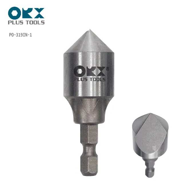 【ORX】銅管用單刃內倒角器3-19mm PO-319IN-1(錐型/倒角器/毛邊刮刀/台灣製)