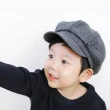【OT SHOP】帽子 兒童款 八角帽 畫家帽 C5000(素色 毛呢材質 親子出遊穿搭配件)