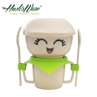 【Husk’s ware】稻殼天然無毒環保兒童餐具經典人偶迷你款(綠色)