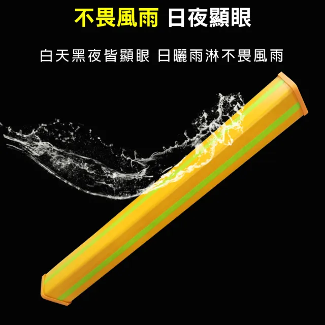 【AD 德瑞森】行車安全停車場防護條/防擦條-附鋁片(2入)