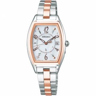 【SEIKO 精工】LUKIA 鈦金屬太陽能電波腕錶(SSQW054J/1B32-0AJ0KS)