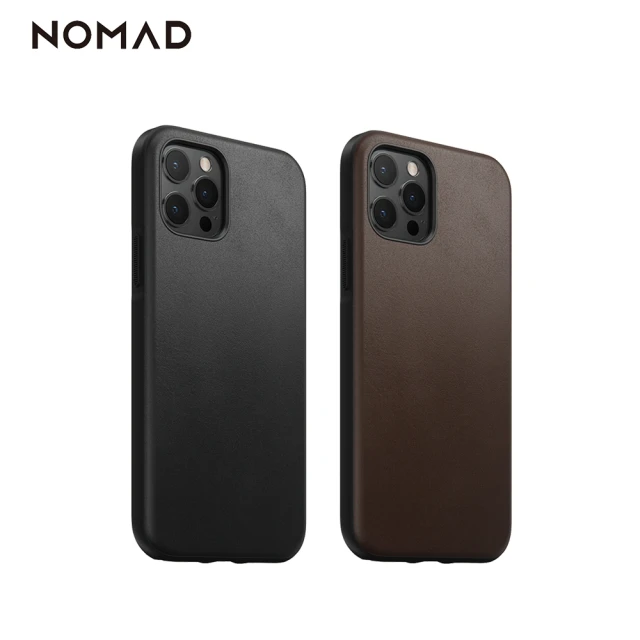 【NOMAD】iPhone 12 Pro Max 6.7吋 經典皮革防摔保護殼(嚴選Horween皮革獨特紋理更具特色)