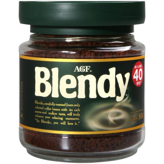 【AGF】Blendy綠罐即溶黑咖啡(80g/罐)