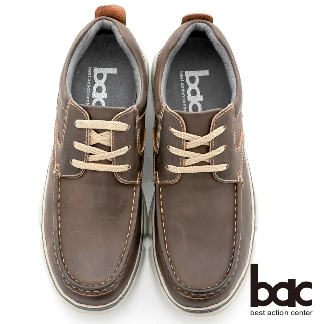 【bac】陽光樂活 帥氣馬克縫線休閒鞋(咖啡色)