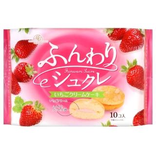 【柿原】鬆軟草莓奶油風味夾心蛋糕(140g)
