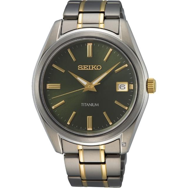 【SEIKO 精工】CS 經典簡約鈦金屬腕錶(6N52-00B0G SUR377P1) 七夕 送禮自用
