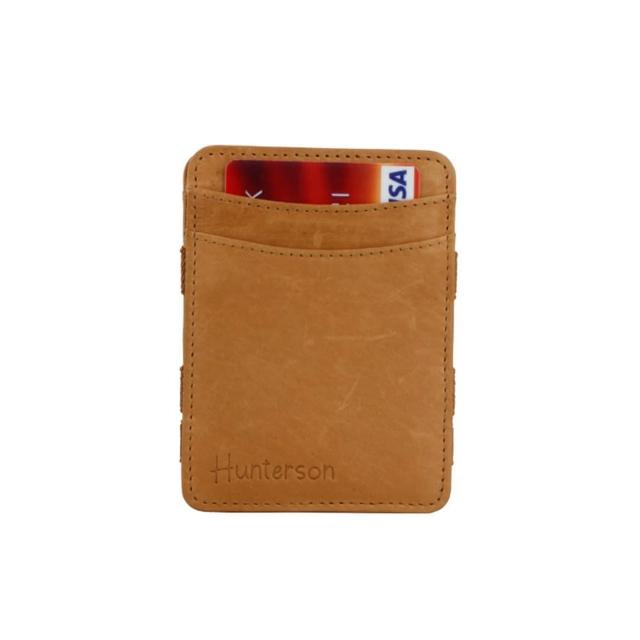 【HUNTERSON】經典皮夾 焦糖棕(HU-S1RFID-CC)