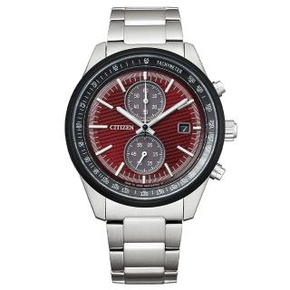 【CITIZEN 星辰】光動能東京紅限量星羅武士計時男錶-紅/41mm(CA7034-96W)