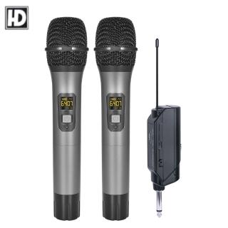 【HD Audio】PRO H2 無線手握式麥克風1對2 可調頻率款(臺灣公司貨 商品保固有保障)
