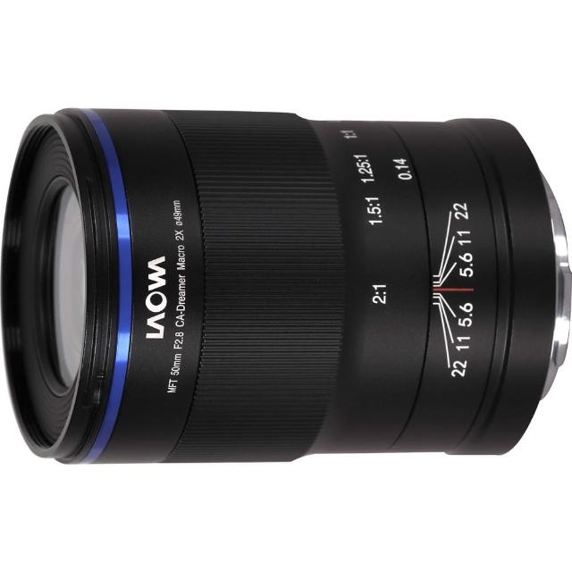 LAOWA 老蛙 50mm F2.8 CA-Dreamer Macro 2x 是一款專業微距鏡頭,專為 MFT/Micro Four Thirds 系統設計,適用於 Olympus 和 Panasonic 相機。具備 2:1 (2倍) 放大倍率,最近對焦距離僅 13.5 cm,讓您輕鬆捕捉細膩微距細節。F2.8 大光圈、7 組 14 片鏡片結構,24° 視角,提供銳利影像與自然背景虛化。輕巧僅 240g,直徑 53.5mm x 長度 79mm,手動對焦系統,49mm 濾鏡尺寸,支援 F2.8-F22 光圈調整。公司貨保固 36 個月以上,標準定焦微距鏡頭首選! LOWA老蛙 50mm F2.8 CA-Dreamer 2:1 Macro 2x