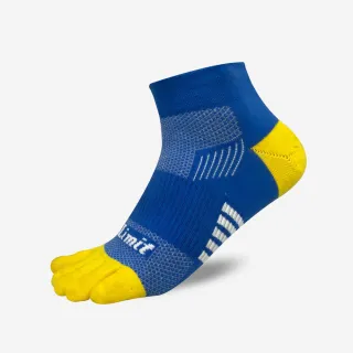 【LIMIT 力美特機能襪】3入組-五趾運動襪-寶藍黃(除臭襪)