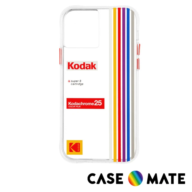 CASE-MATE iPhone 12 / 12 Pro(柯達聯名款防摔殼 - 彩色條紋)