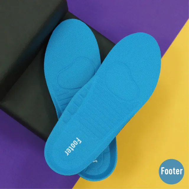 【FOOTER除臭襪】兒童旋壓抗引機能鞋墊(PF05黑+粉+藍)