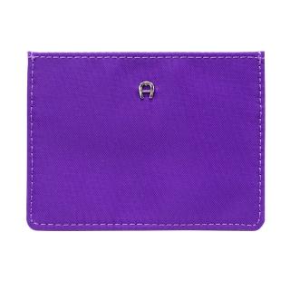 【AIGNER 艾格納】4卡優遊卡/信用卡套(亮紫)