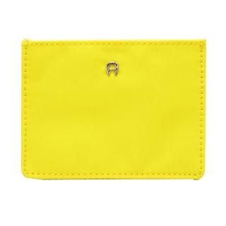 【AIGNER 艾格納】4卡優遊卡/信用卡套(黃)