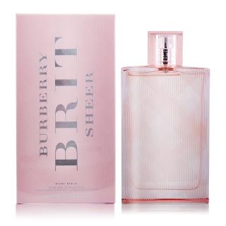 【BURBERRY 巴寶莉】粉紅風格女性淡香水 Brit Sheer(100ml EDT)