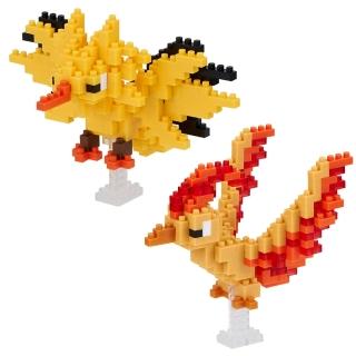 【nanoblock 河田積木】NBPM 046閃電鳥 / 047火焰鳥