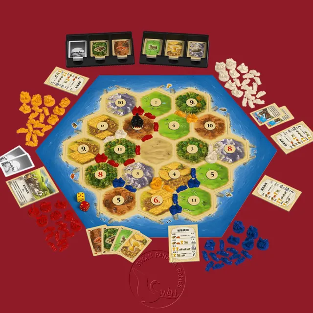 【新天鵝堡桌遊】卡坦島25週年紀念版 Catan 25th Anniversary Edittion(越多人越好玩)