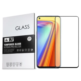【IN7】realme 7 5G 6.5吋 高透光2.5D滿版鋼化玻璃保護貼