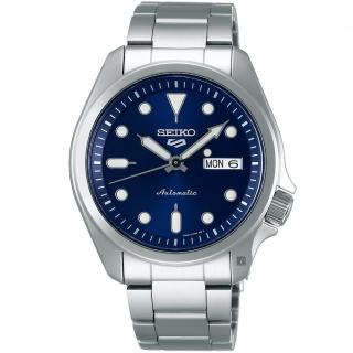 【SEIKO 精工】5 Sports 系列機械錶-40mm 送6入手錶收藏盒(SRPE53K1/4R36-08L0B)