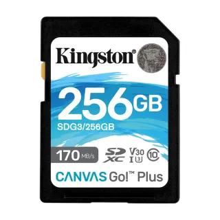 【Kingston 金士頓】256GB SDXC SD UHS-I U3 V30 記憶卡(SDG3/256GB 平輸)