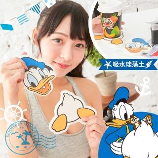 【收納王妃】Disney迪士尼 唐老鴨經典造型 硬式珪藻土 杯墊 矽藻土 矽藻土(單入)