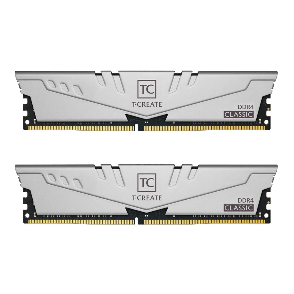 【TEAM 十銓】T-CREATE 創作者 CLASSIC 10L DDR4 3200 16GBˍ8Gx2 CL22 桌上型記憶體