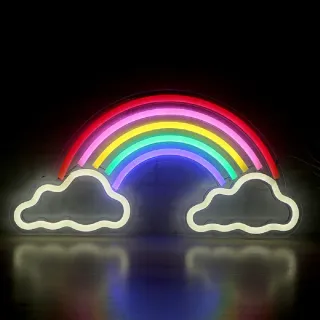 【Light in Plan O】造型背板霓虹燈-彩虹(LED燈管、裝飾燈、氣氛燈、情境燈、party)