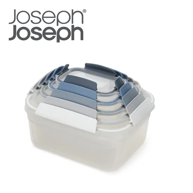 【Joseph Joseph】密封收納盒五件組(天空藍、鼠尾草)