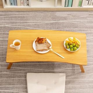 【HappyLife】摺疊茶几床上桌 80CM Y10017(筆電桌 閱讀桌 摺疊桌 小茶几 咖啡桌 和室桌 矮桌 桌子)