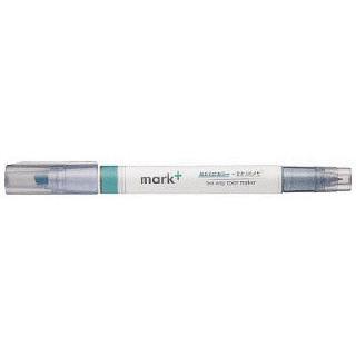 【KOKUYO】Mark+兩用灰色系螢光筆(綠灰)