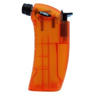 【O-GRILL】【品牌直營】MJ-340 電子防風點火器+BU-015打火機填充瓦斯1瓶(環保可填充打火機)