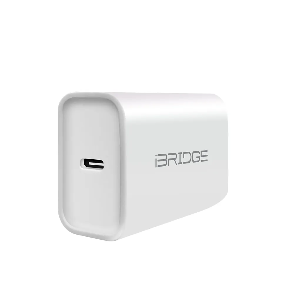 【iBRIDGE】20W USB-C 單孔PD快速充電器(IBC006)