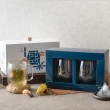【Funbodhi 方菩提】盛-雙層玻璃對杯 雙層隔熱有柄玻璃杯(玻璃杯禮盒 生日禮物 聖誕禮盒)