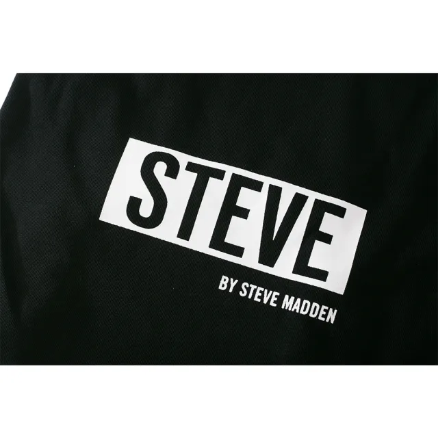 【steve madden】純棉品牌燙印LOGO T-Shirt 短袖上衣(黑色)