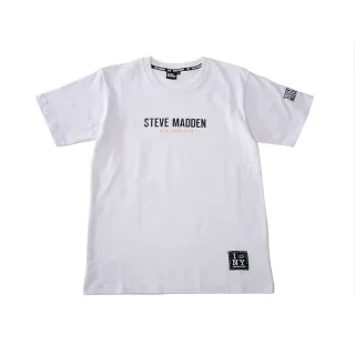 【steve madden】純棉品牌經典LOGO T-Shirt 短袖上衣(白色)