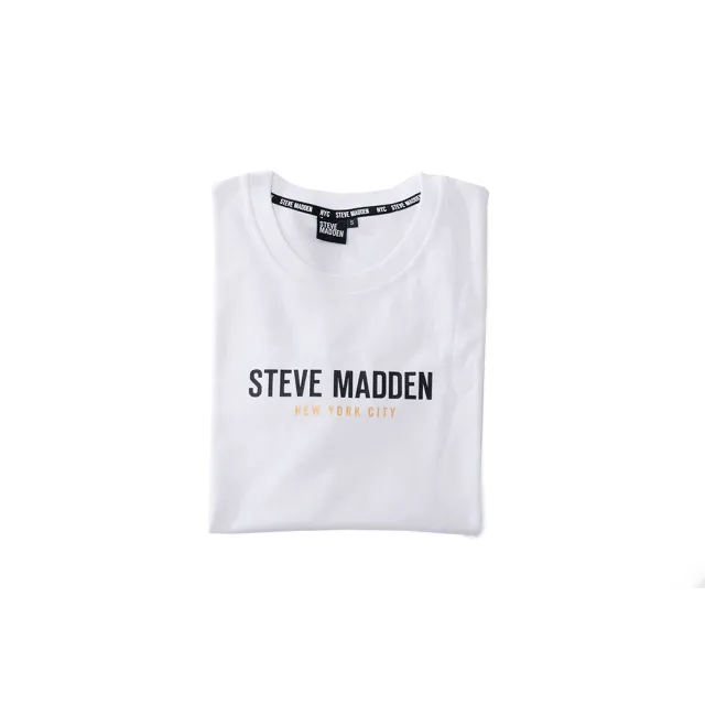 【steve madden】純棉品牌經典LOGO T-Shirt 短袖上衣(白色)