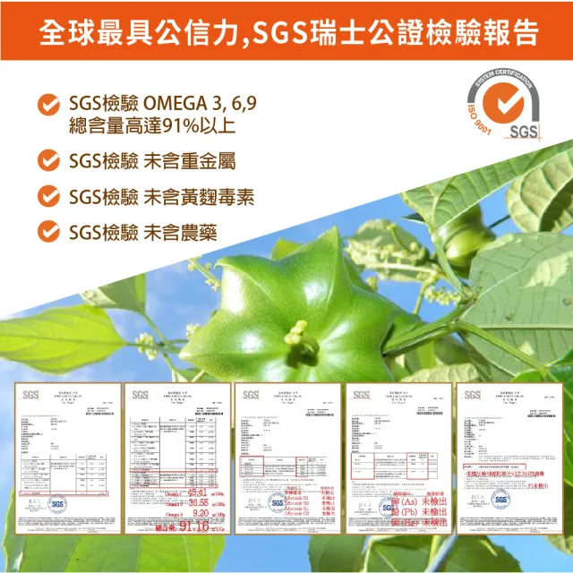 【好朋友】黃金印加果油 光漾植物膠囊30顆x2盒入(含豐富Omega3 6 9 全素可食)