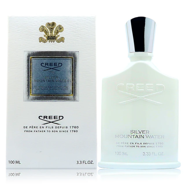 【CREED】Silver Mountain Water 銀色山泉男性淡香精 EDP 100ml(平行輸入)