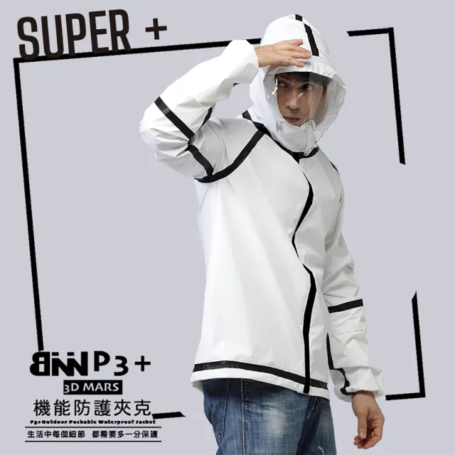 【BNN斌瀛】BNN P3+ SUPER 防疫機能防護衣夾克(現貨不用等)